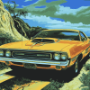 Vintage 1971 Road Runner Diamond Painting