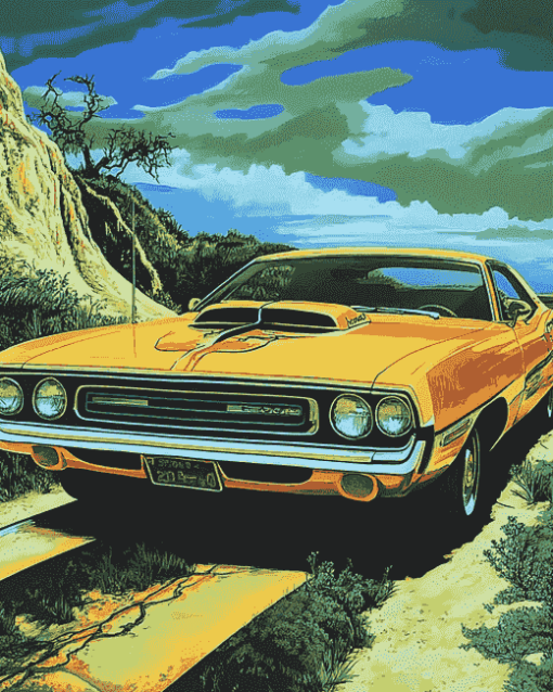 Vintage 1971 Road Runner Diamond Painting