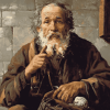 Vintage Beggar Old Man Diamond Painting