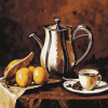 Vintage Coffee Pot Still Life Diamond Painting