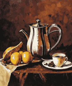 Vintage Coffee Pot Still Life Diamond Painting