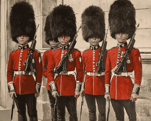 Vintage Coldstream Guards Diamond Painting