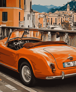 Vintage Italian Car Diamond Painting