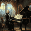 Vintage Johann Sebastian Bach Masterpiece Diamond Painting