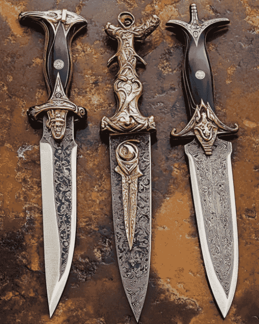 Vintage Knife Collection Diamond Painting