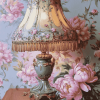 Vintage Lampshade and Floral Diamond Painting