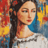 Vintage Romanian Woman Diamond Painting