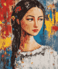 Vintage Romanian Woman Diamond Painting