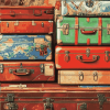 Vintage Travel Suitcase Diamond Painting