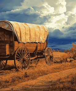 Vintage Wagon Engines Diamond Painting