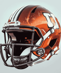 Virginia Tech Helmet Sports Diamond Painting