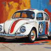 Volkswagen Beetle Herbie Engines Diamond Painting