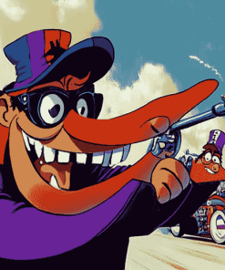 Wacky Races Cartoon Diamond Painting