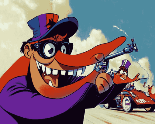 Wacky Races Cartoon Diamond Painting