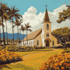 Wailea Cathedral Diamond Painting