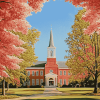 Wake Forest University Campus Diamond Painting