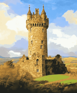 Wallace Monument Stirling Towers Diamond Painting