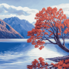 Wanaka Lake Scenic Beauty Diamond Painting