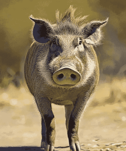 Warthog Piggy Diamond Painting