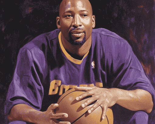 Wayman Tisdale Basketball Diamond Painting