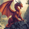 Welsh Dragon Fantasy Diamond Painting