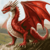 Welsh Dragon Fantasy Diamond Painting