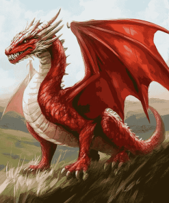 Welsh Dragon Fantasy Diamond Painting