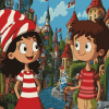 Wenda and Wally Animation Diamond Painting