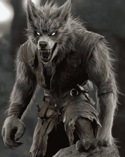 Werewolf Fantasy Beast Diamond Painting