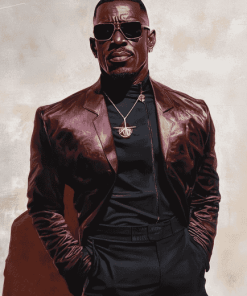 Wesley Snipes in Colorful Diamond Painting