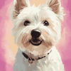 West Highland Terrier Puppy Diamond Painting