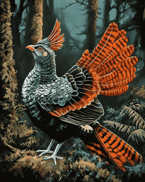 Western Capercaillie Fowl Diamond Painting