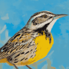 Western Meadowlark Birds Diamond Painting