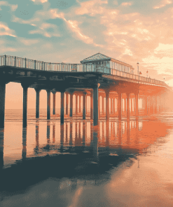 Weston Super Mare Seaside Pier Diamond Painting