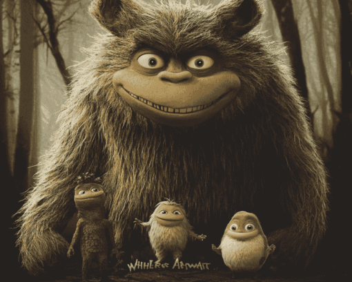 Where The Wild Things Are Cartoon Diamond Painting