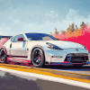 White Nissan 370 Z Car Diamond Painting