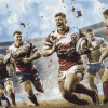 Wigan Warriors Rugby League Stars Diamond Painting