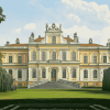 Wilanow Palace Scenic Diamond Painting