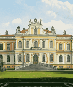 Wilanow Palace Scenic Diamond Painting