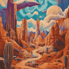 William Haskell Desert Fantasies Diamond Painting