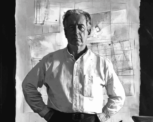 William Kentridge Monochrome Diamond Painting