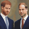 William and Harry Royal Diamond Painting