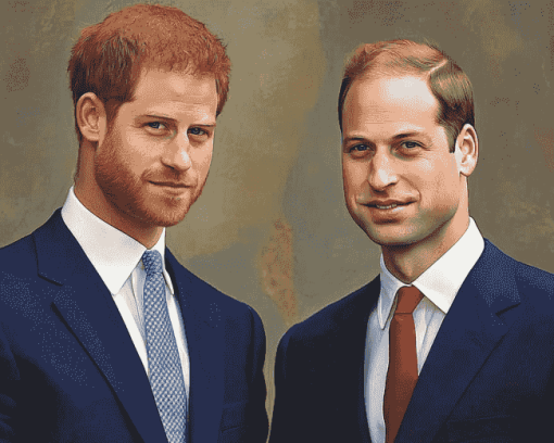 William and Harry Royal Diamond Painting