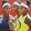 Williams Sisters Tennis Icon Diamond Painting