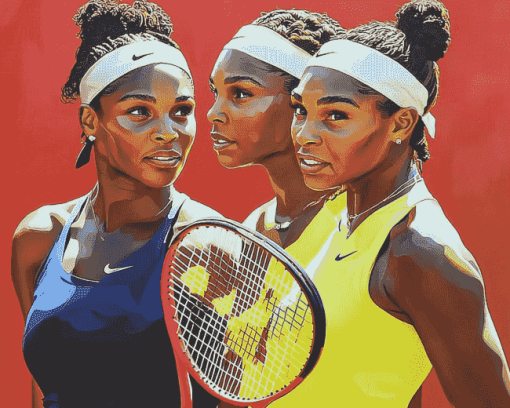 Williams Sisters Tennis Icon Diamond Painting