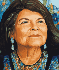 Wilma Mankiller Women Leaders Diamond Painting