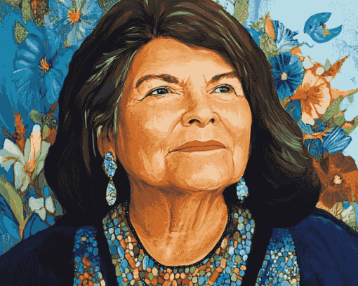 Wilma Mankiller Women Leaders Diamond Painting