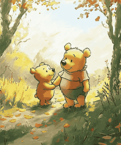 Winnie The Pooh Cartoon Diamond Painting