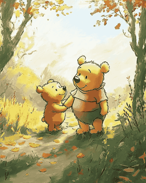 Winnie The Pooh Cartoon Diamond Painting