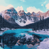 Winter Landscapes of Banff Diamond Painting